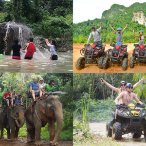 ขับ ATV ตะลุยป่า • กิจกรรมชมช้าง อาบน้ำช้าง และขี่ช้าง